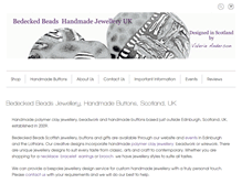 Tablet Screenshot of bedeckedbeads.co.uk